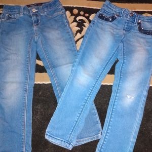 2 pair jeans
